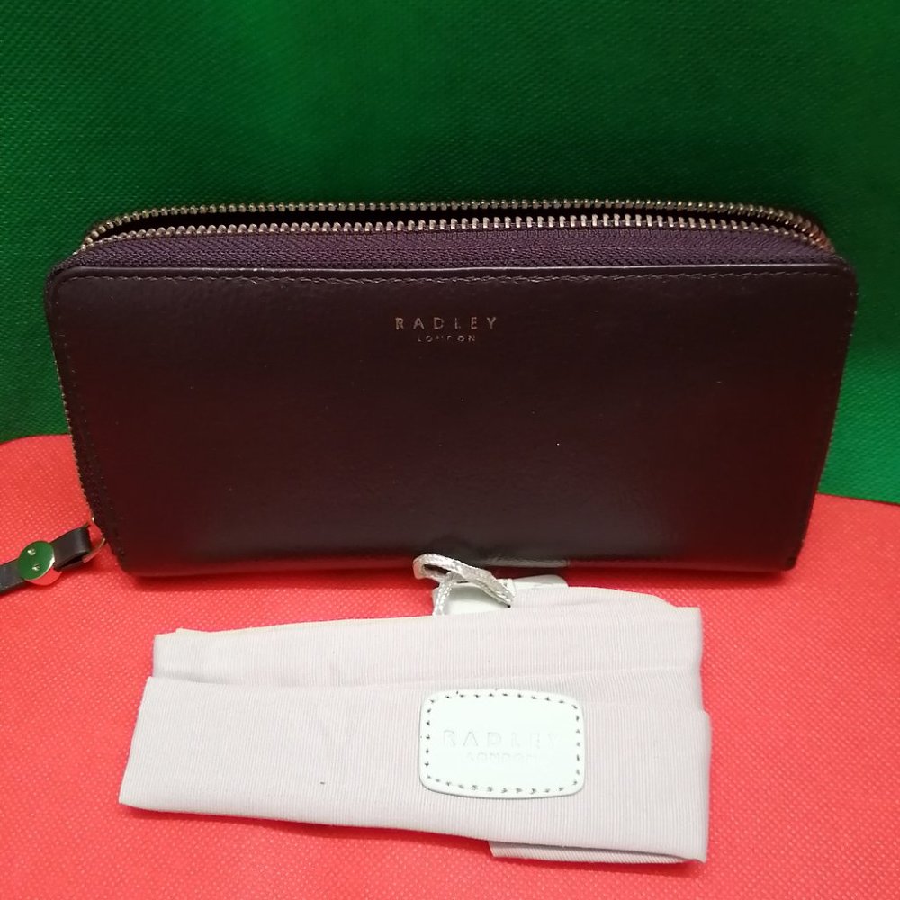 New & Authentic Radley London Wallet Double Zipper
